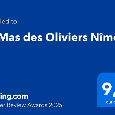 Le Mas Des Oliviers Нім Екстер'єр фото